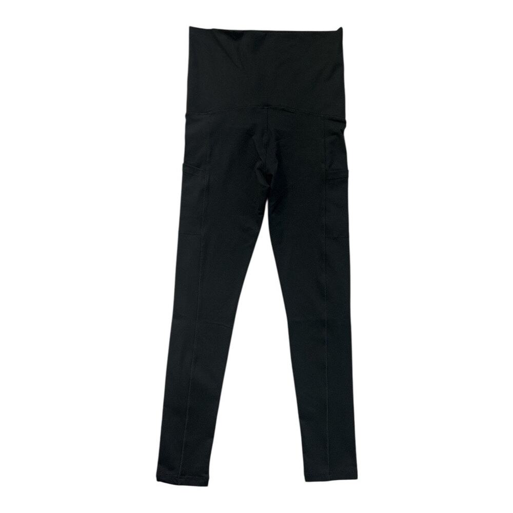 Kindred Bravely Louisa High-Waisted Over the Bump Maternity Leggings Black XL - Picture 3 of 6